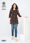 Scarlet Vol 8 By Deeptex Fancy Poplin Cotton Short Kurti Bulk Orders In India
